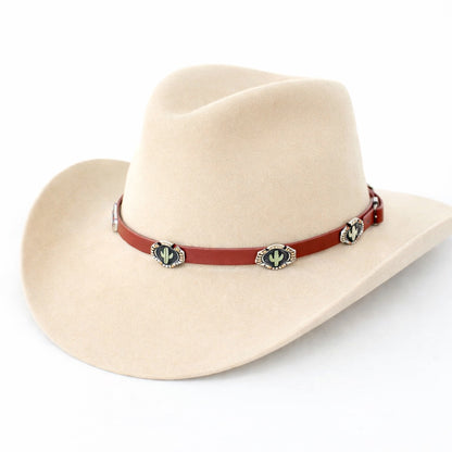 Desert Cactus Adjustable Hatband, made in USA, each