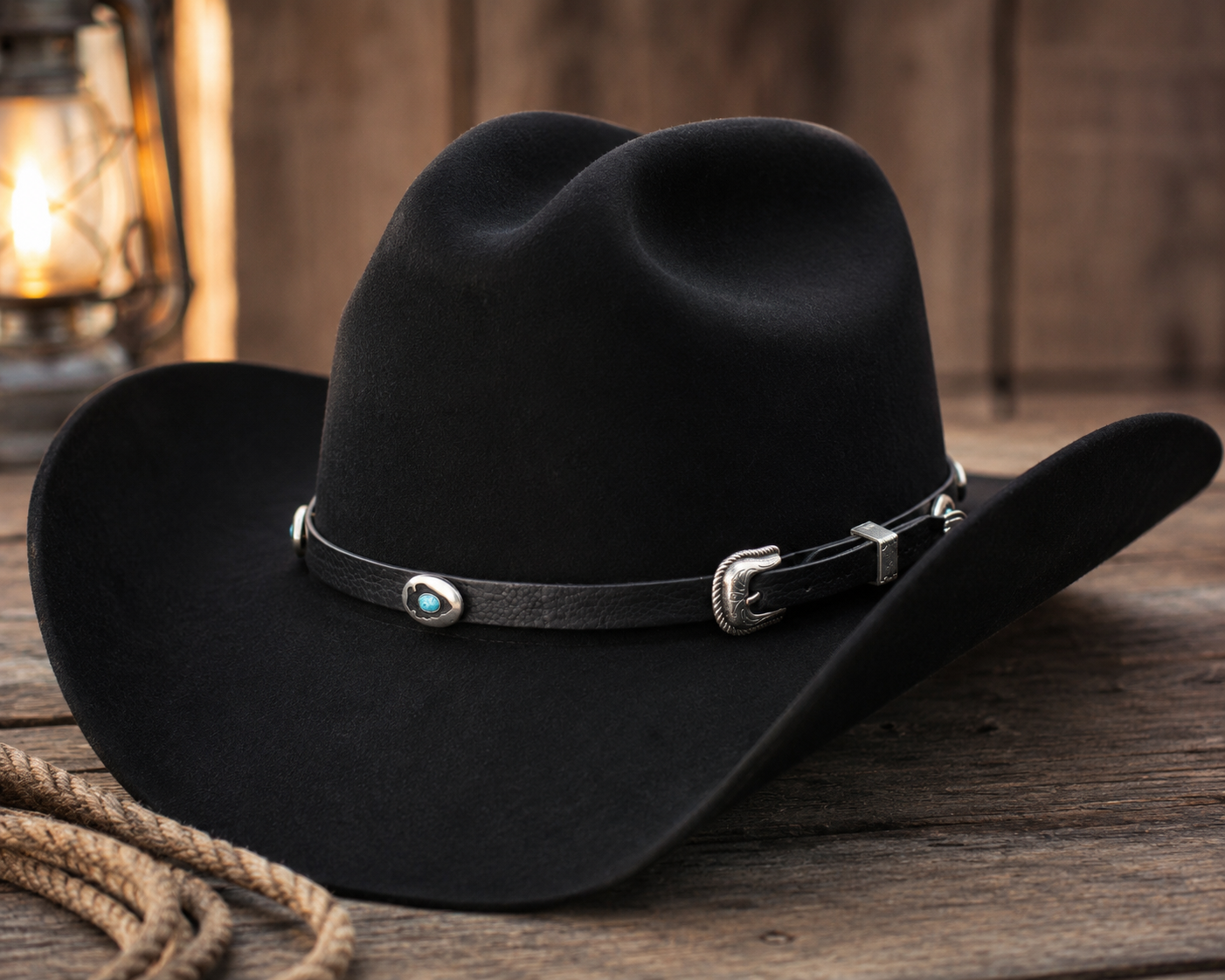 Midnight Mesa Adjustable Hatband, made in USA, each