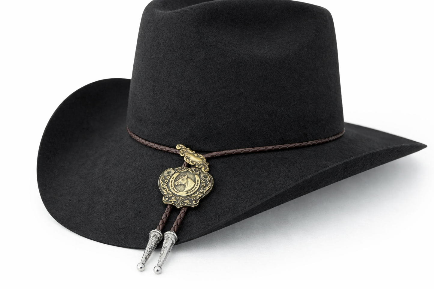 Frontier Medallion Hat Bolo, made in USA, each