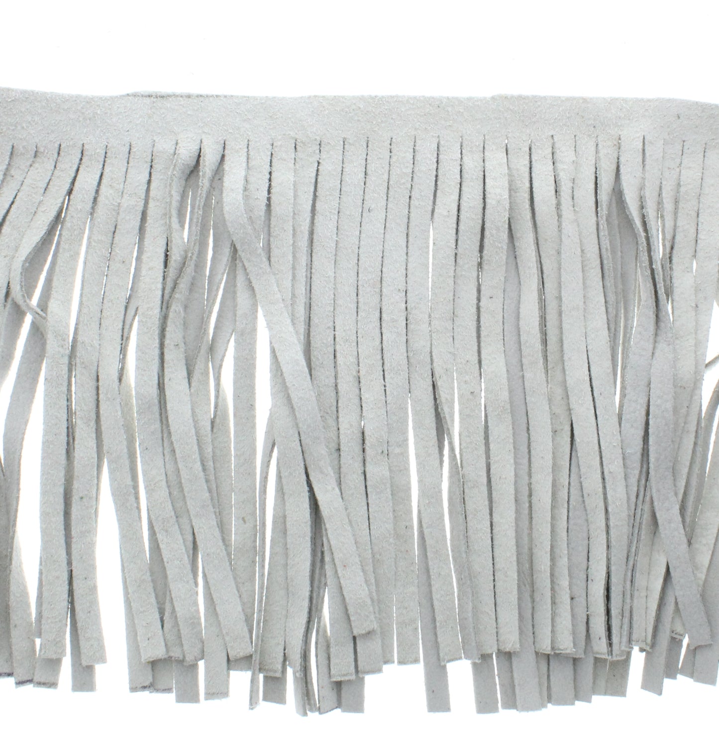 Off-White Leather Fringe, Made in the USA, sold by ft.