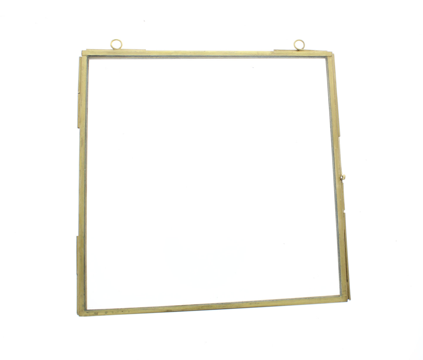 6.5 inch Brass Picture Frame with Loops, each