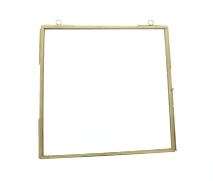 6.5 inch Brass Picture Frame with Loops, each