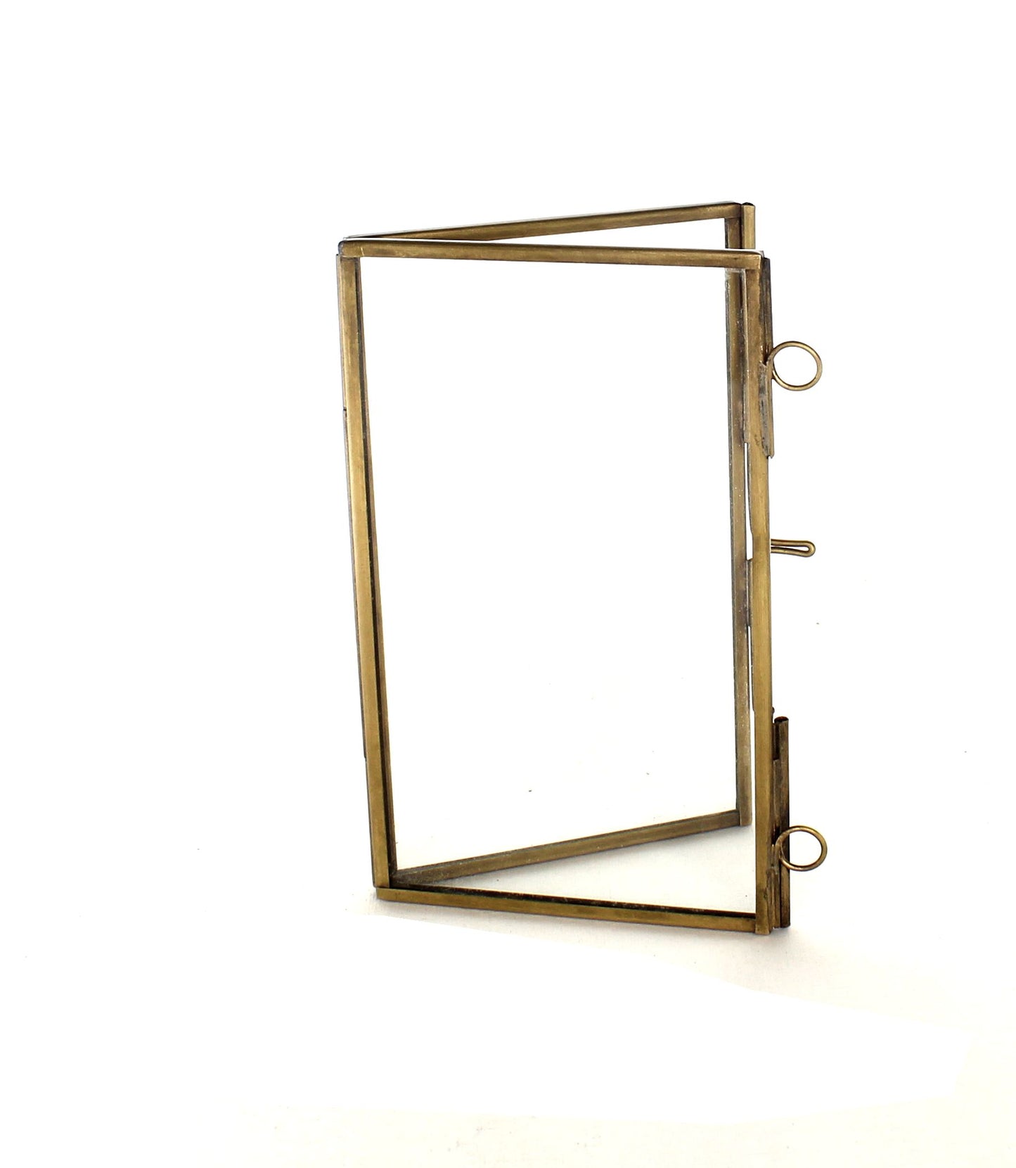 3' x 5' inch Brass Picture Frame with Loops, each