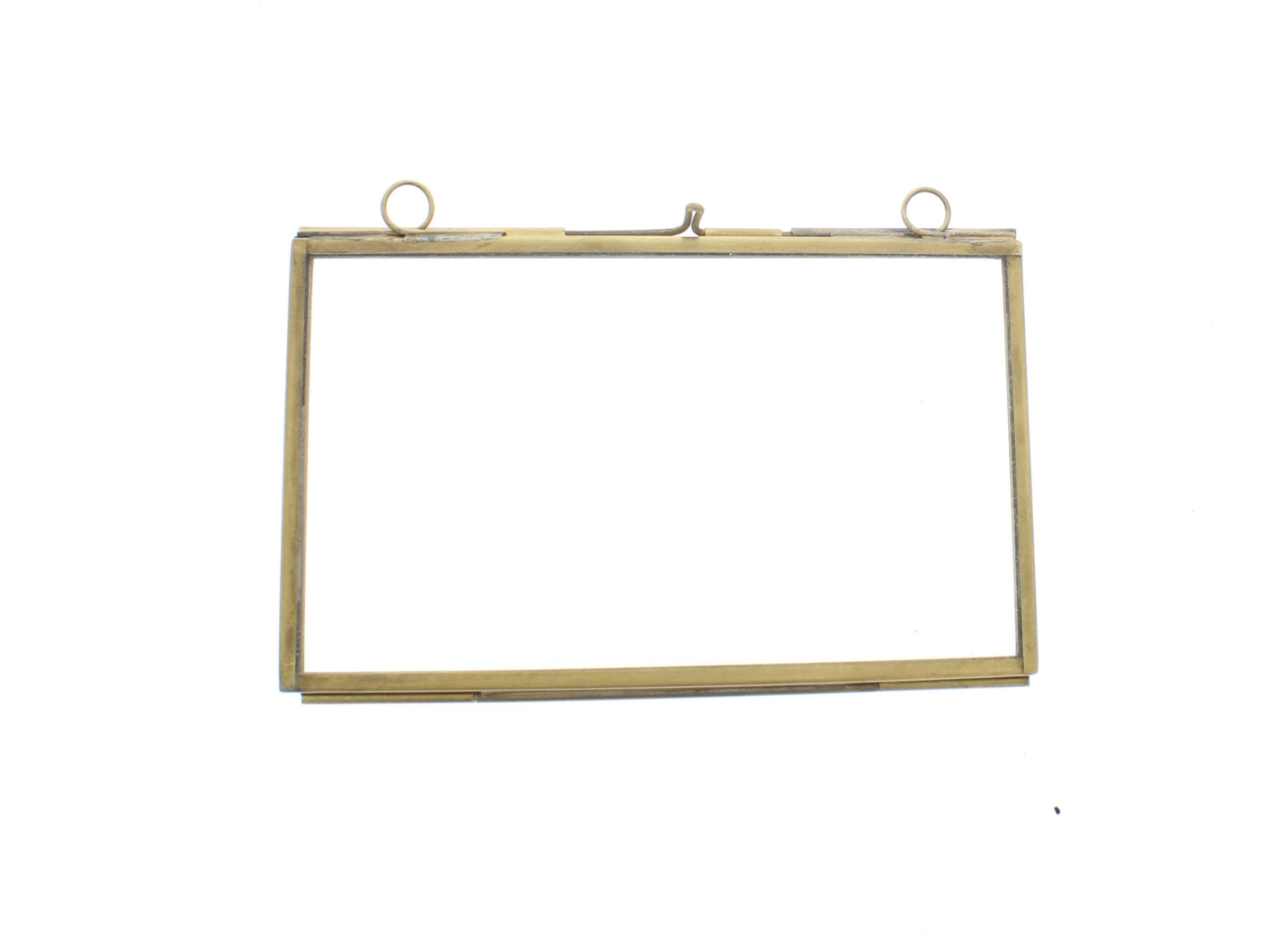 3' x 5' inch Brass Picture Frame with Loops, each