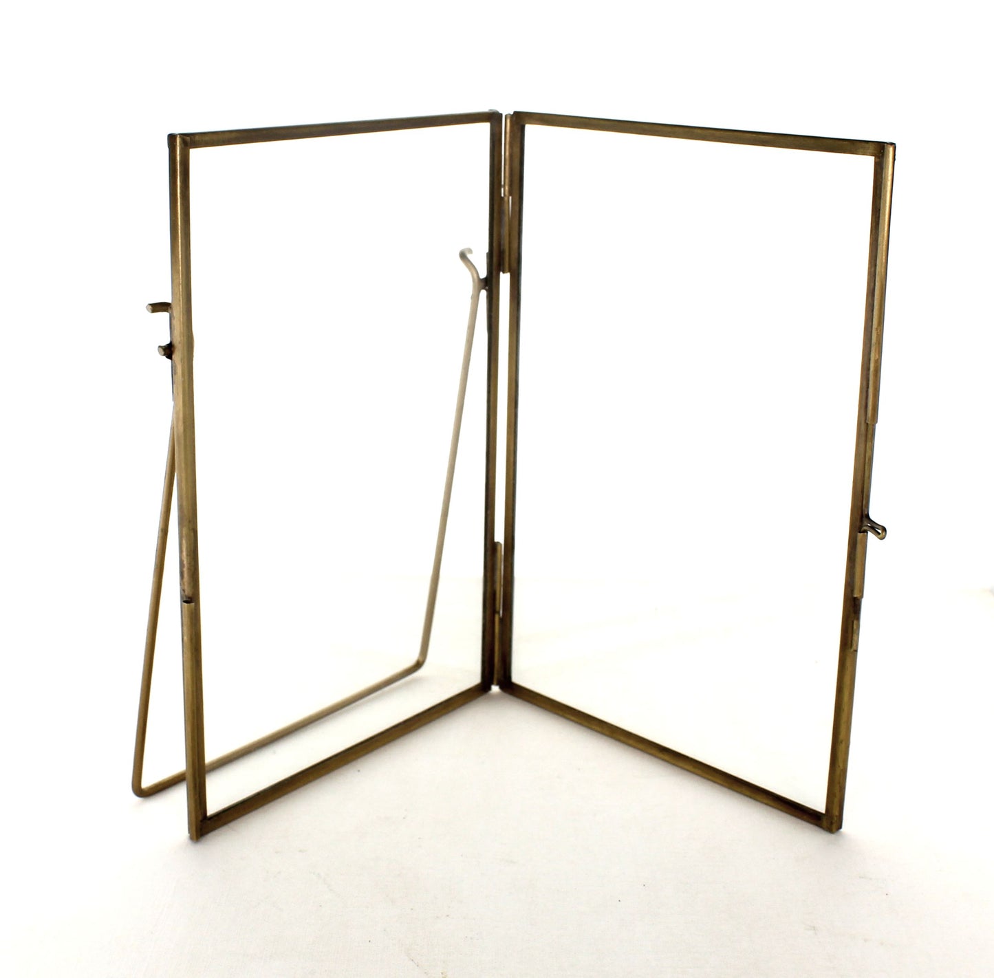 5x7 Brass Picture Frame with Stand, each