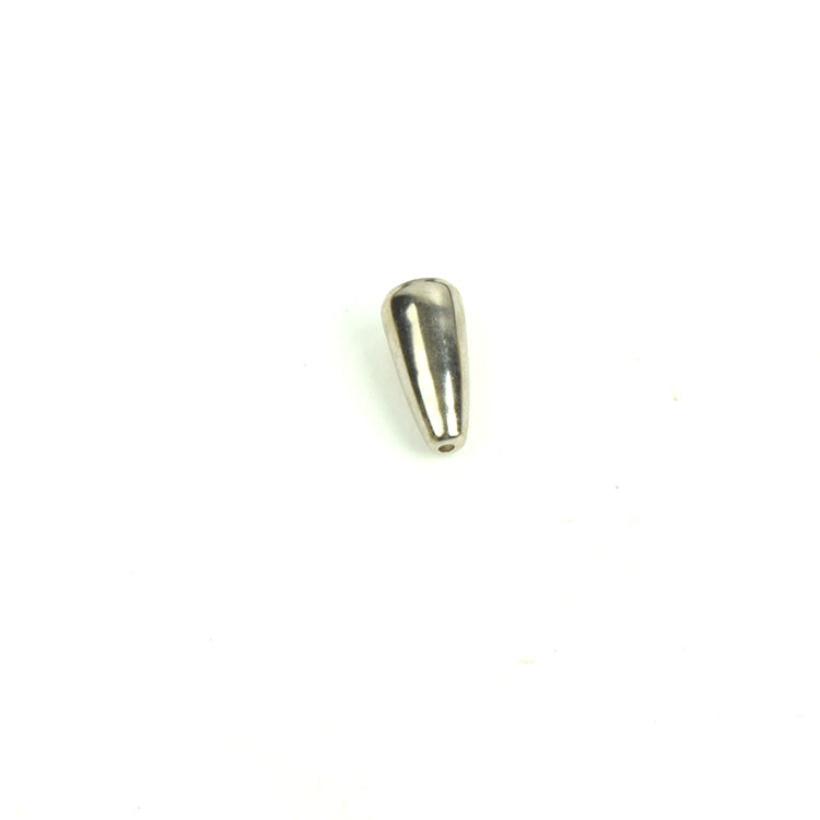 Cone End Caps for multi strand necklaces, Silver, pack of 12