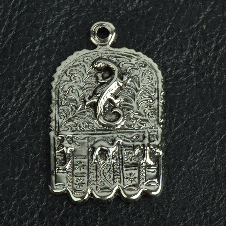 Hand of Fatima Hamsa Pendant, Classic Silver, pack of 6