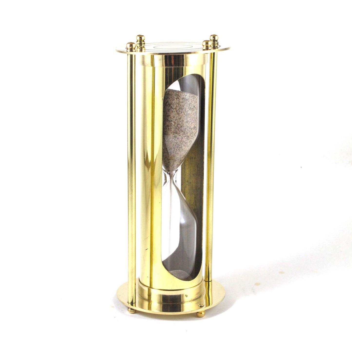 154mm Brass Hourglass Timer, each