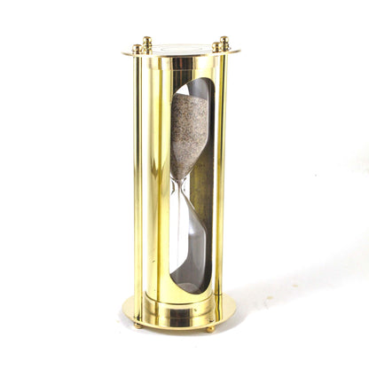 154mm Brass Hourglass Timer, each