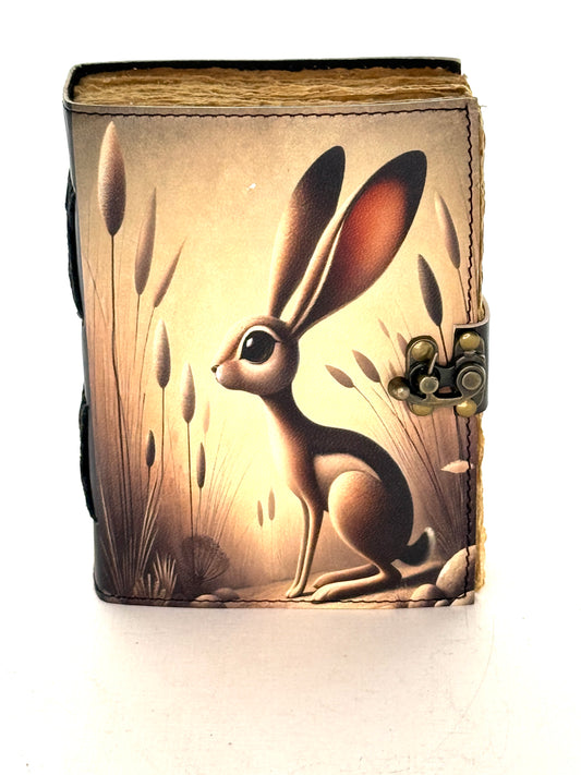 Leather Journal Jack Rabbit