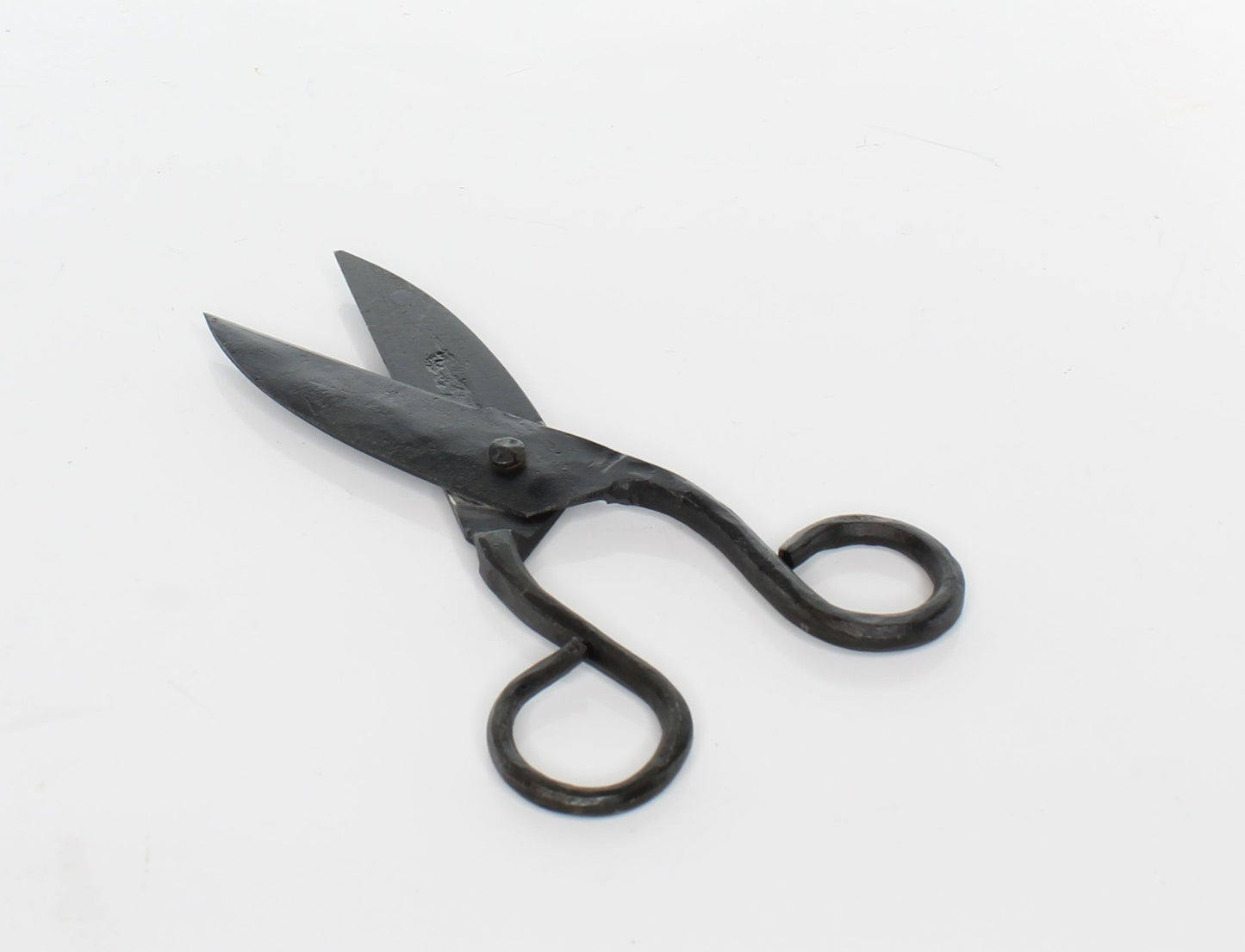 Scissors, forged steel hand made retro scissors, antique round handles forged steel, each J542BK