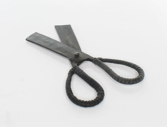 Scissors, forged steel hand made retro scissors, antique round handles forged steel, each J545BK