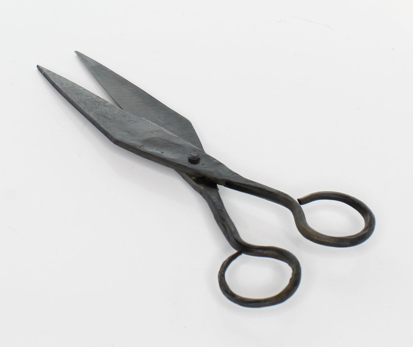 Vintage Style Scissors, black forged steel, Each