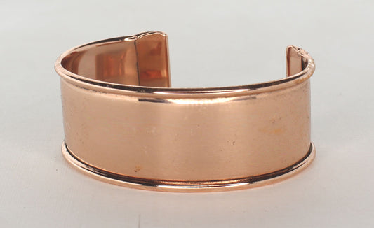 1" Copper Base Cuff, each