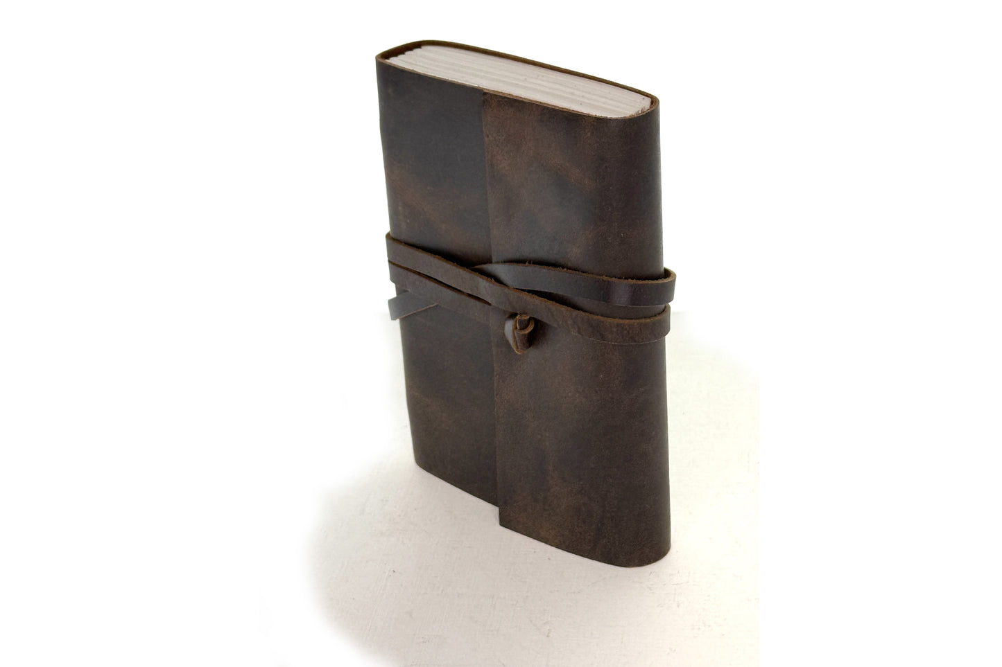 Vintage Leather Journal with String Closure, each