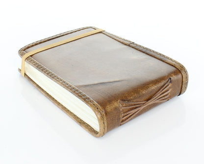 Plain Leather Journal with Elastic Closure Light CLR, each