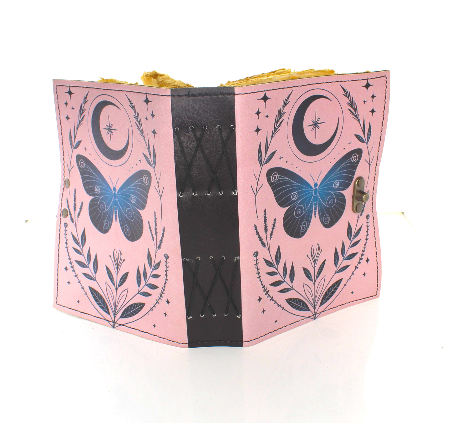 5" x 7" Butterfly Moon Printed Leather Journal