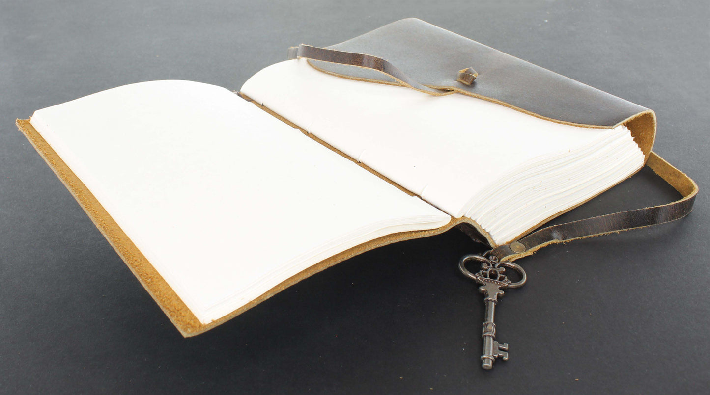 Special Binding Leather Journal with Key, each