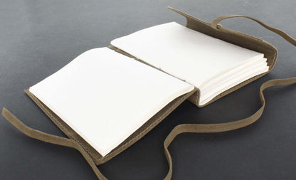 Vintage Leather Journal with String Closure, each