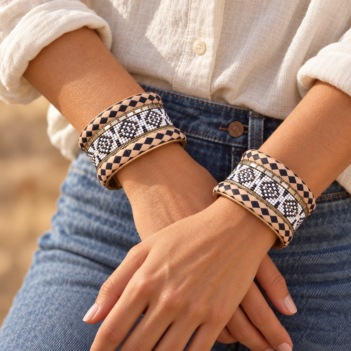 Beaded Cuff Bracelets BULK RESELLER SPECIAL $2 each (10 minimum)