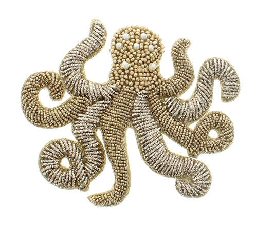 89mm x 102mm Octopus Embroidery Pin