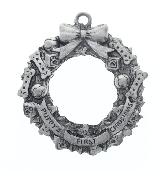 Christmas Wreath Pendant, ea