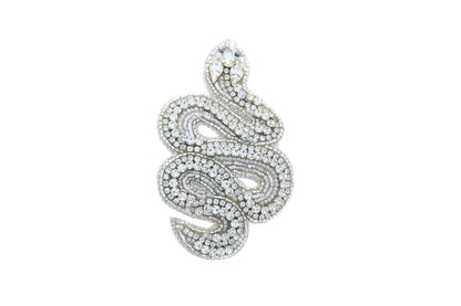 83mm Copper, Silver, Black, Gold Snake Embroidery Pin