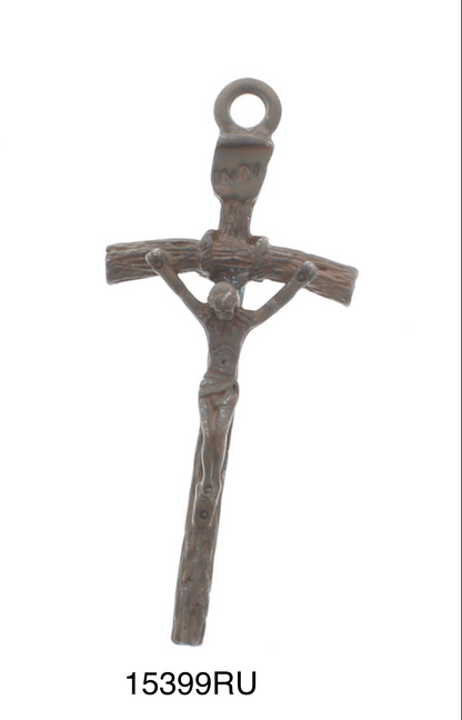 Christ Crucifix pendant selection, Rustic Bronze, pack of 3 each