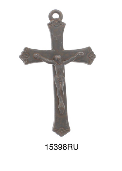 Christ Crucifix pendant selection, Rustic Bronze, pack of 3 each