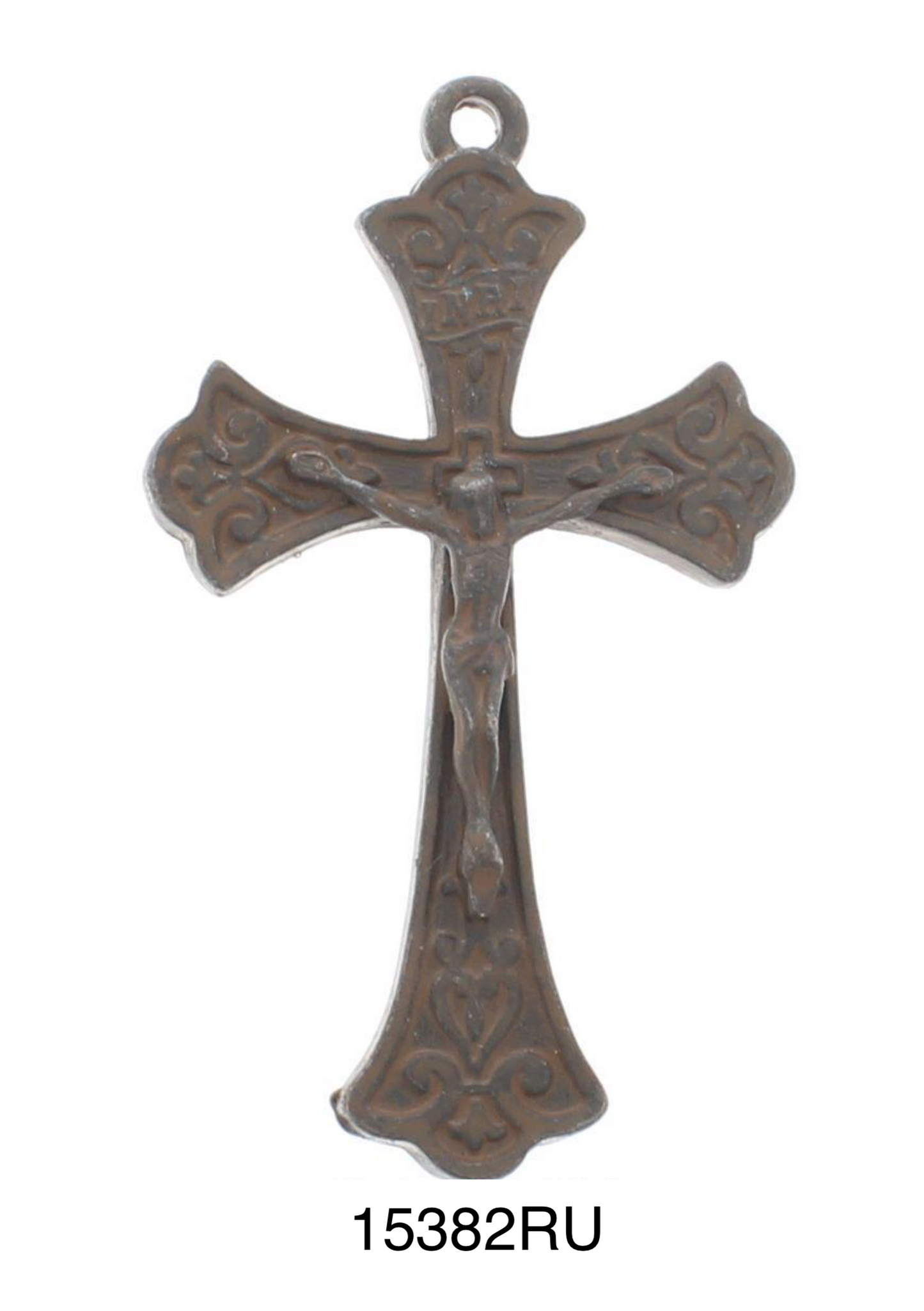 Christ Crucifix pendant selection, Rustic Bronze, pack of 3 each