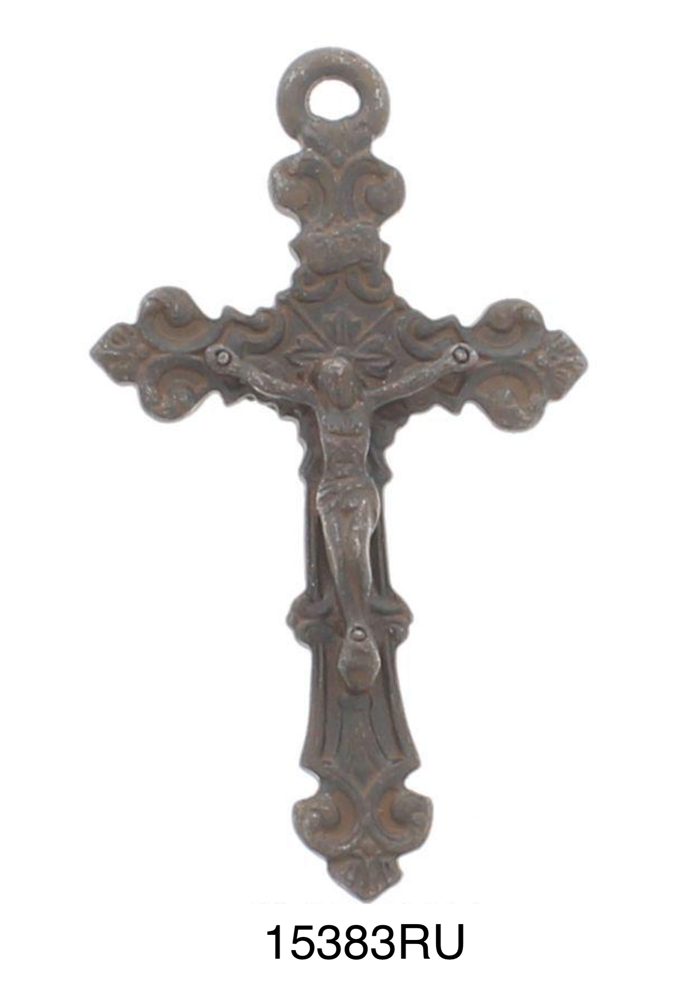Christ Crucifix pendant selection, Rustic Bronze, pack of 3 each