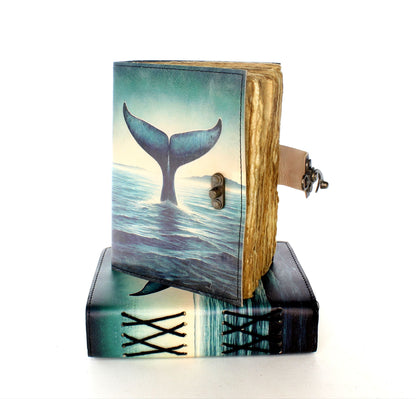 Whale Tail Hand Crafted Journal Book