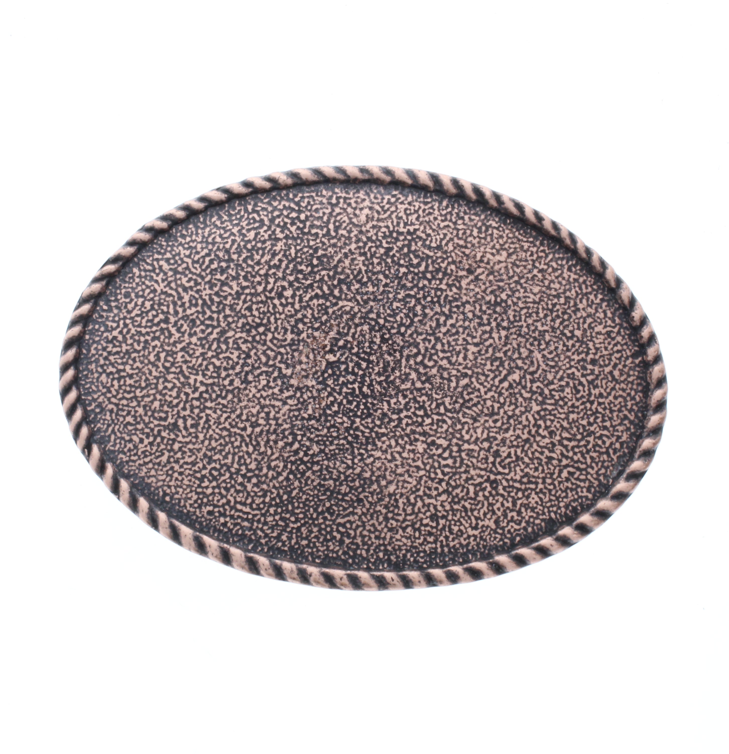 Cs Rope Border Buckle Oval Belt Buckle Base w/Rope Border, each – HHH Enterprises