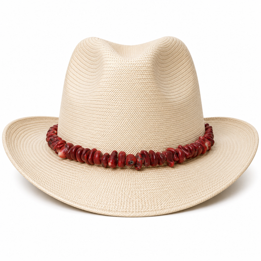 Crimson Canyon Beaded Western Hat Band, made in USA, each