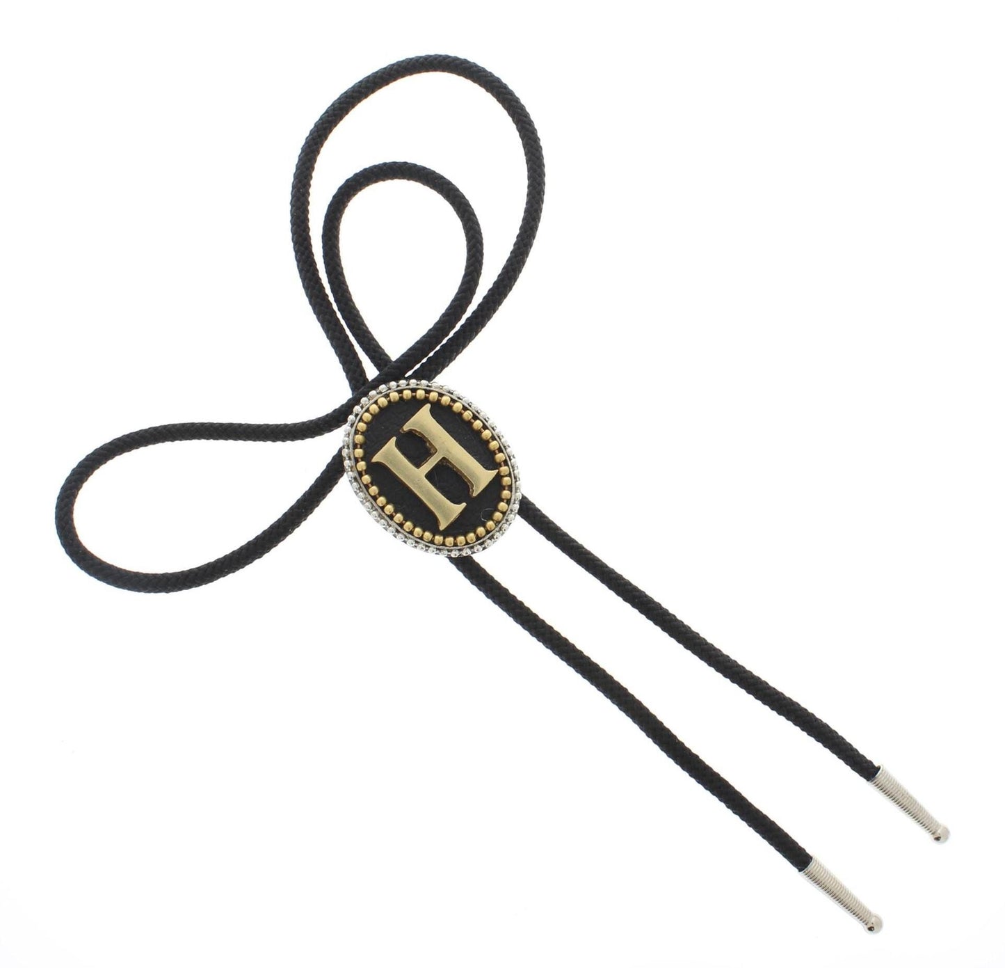 47mm x 37mm Custom Initial Bolo Tie, made in USA, each