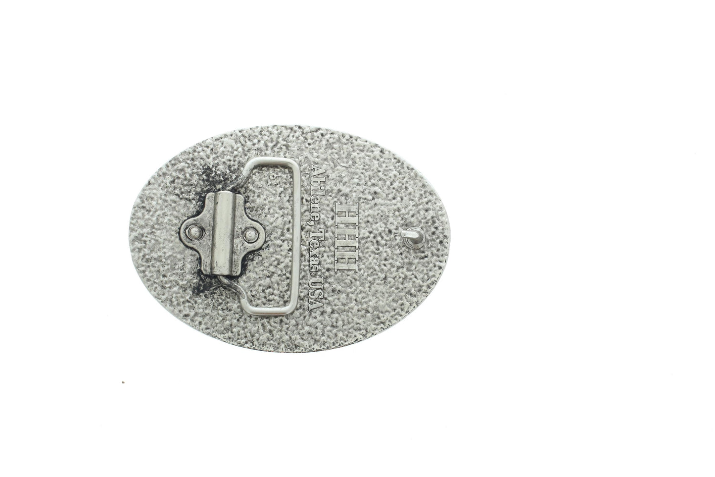 66mm x 91mm Western Floral Belt Buckle – Blank Oval Buckle in Antique Silver & Gold, made in USA, each