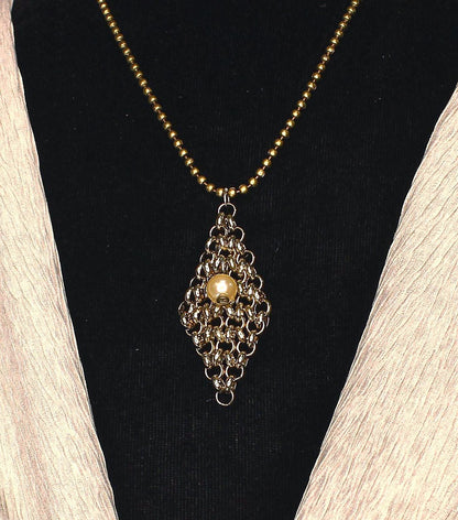 Golden Cascade Necklace, made in USA, each