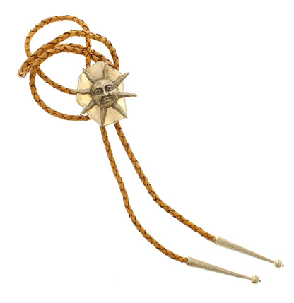 Celestial Sun Face Bolo Tie, made in USA, each
