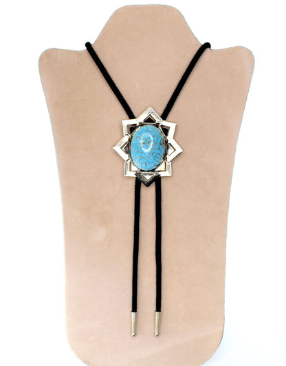 Turquoise Starburst Bolo Tie, made in USA, each