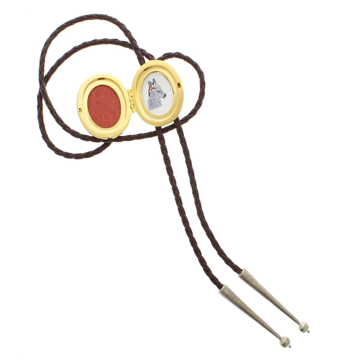 Desert Keepsake Locket Bolo Tie, made in USA, each