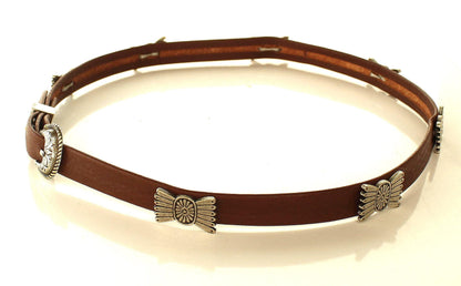 Rustic Leather Hatband, made in USA, each