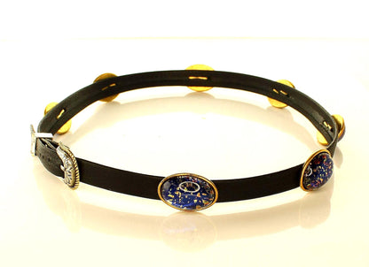 Midnight Sky Concho Hatband, made in USA, each