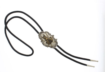 64mm x 41mm Vintage Scarab Beetle Bolo Tie, made in USA, each