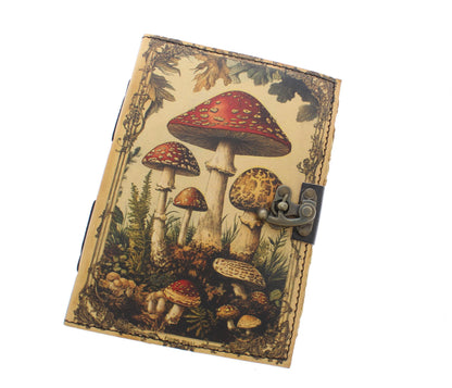 5" x 7" Woodland Toadstool Mushroom Journal, each