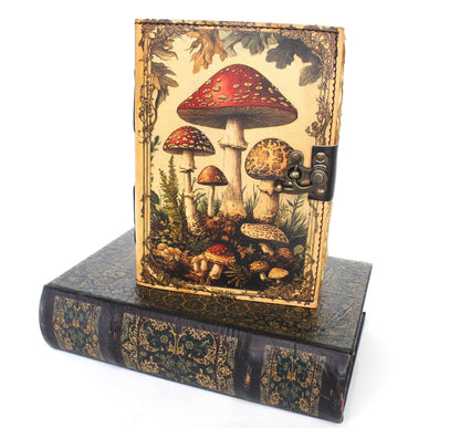 5" x 7" Woodland Toadstool Mushroom Journal, each