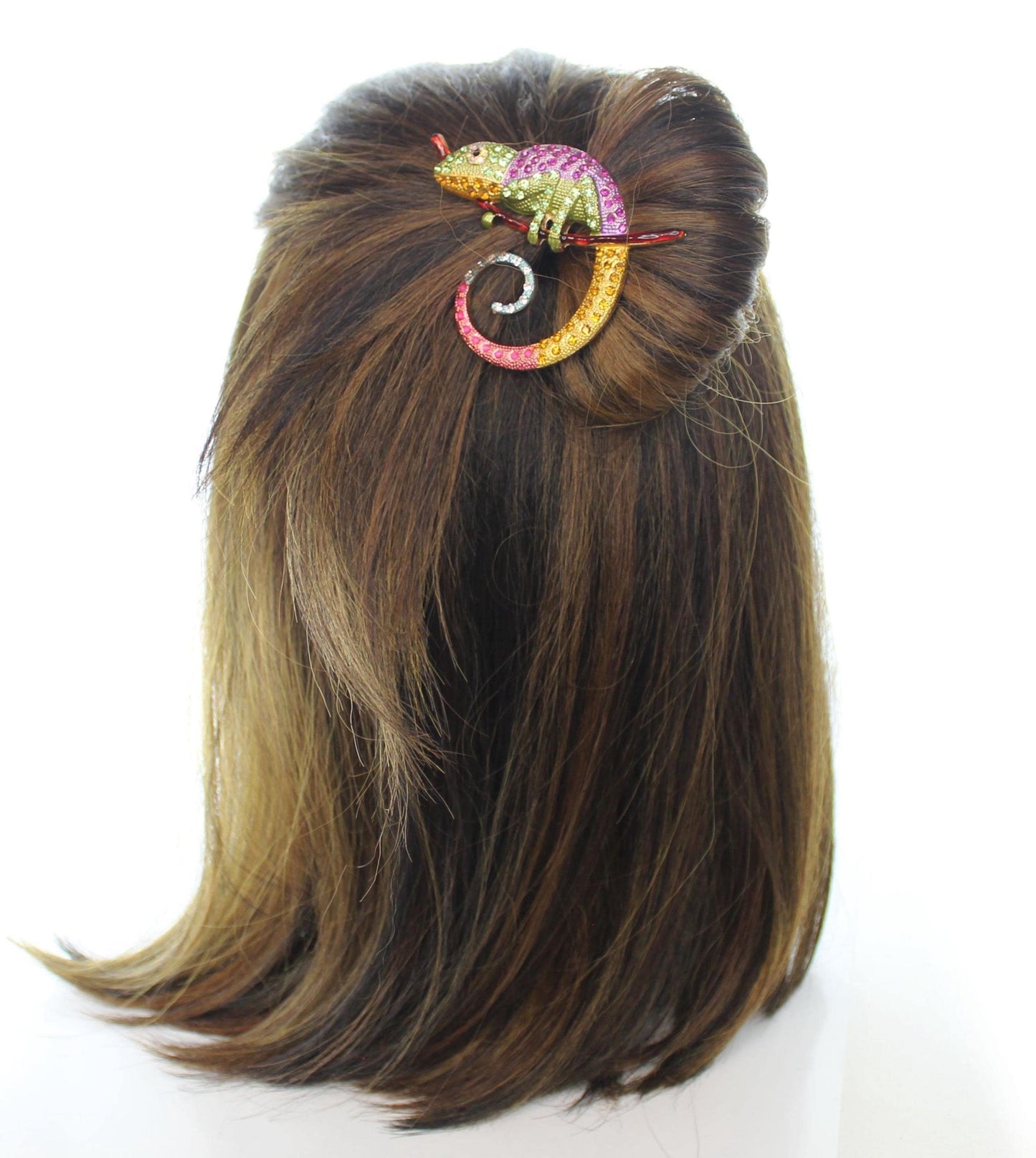 Jeweled Chameleon Hair Tie, made in USA, each