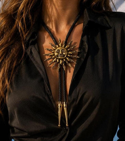 50mm Sol de Mayo Bolo Tie, made in USA, each