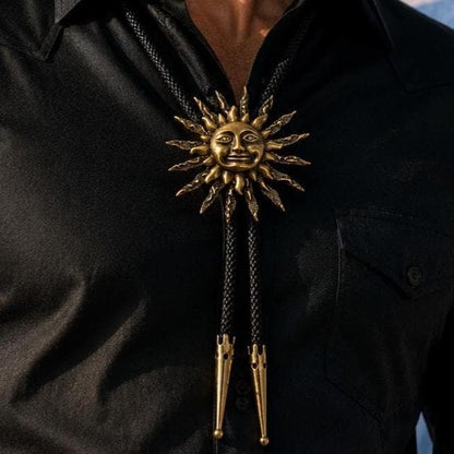 50mm Sol de Mayo Bolo Tie, made in USA, each