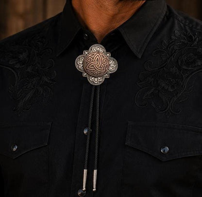 56mm Celtic Knot Bolo Tie, made in USA, each