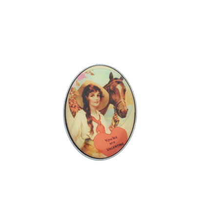57mm x 43mm Vintage Romance Scarf Slide, made in USA , each